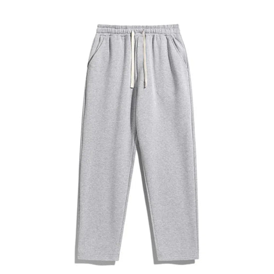 Men's Cotton Casual Regular Fit Solid Drawstring Waist Sweatpants