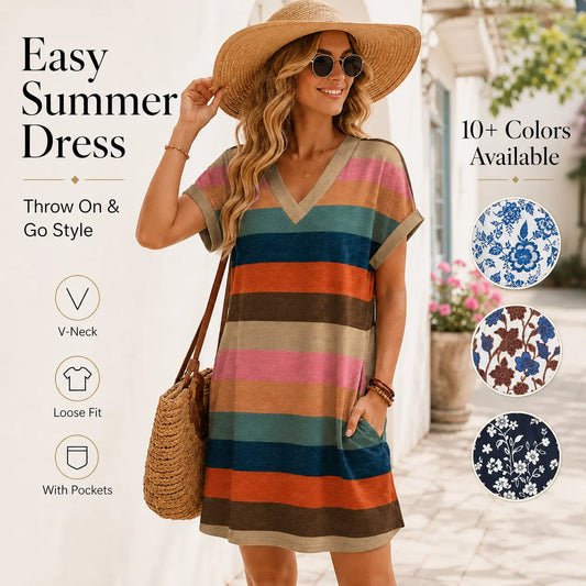 Dresses for Women 2026 Casual Summer Tshirt Dress Wedding Guest Dresses Short Sleeve Fashion Beach Vacation Clothes