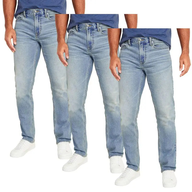 Men's 6-Pack Flex Stretch Slim Straight Jeans