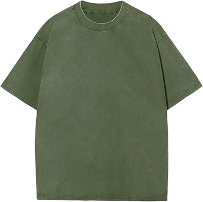 Men's  Acid Wash Cotton T-Shirts