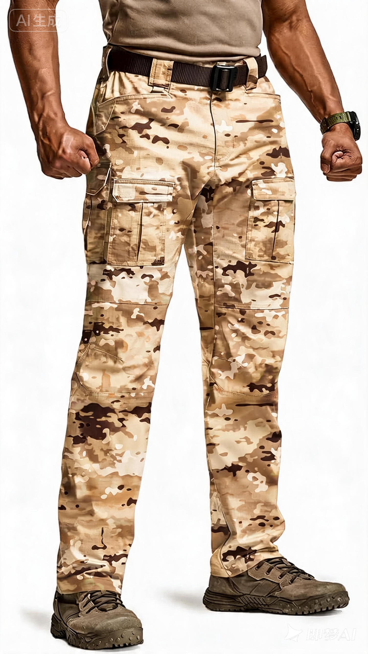 Men's Flex Ripstop Tactical Pants, Water Resistant Stretch Cargo Pants, Lightweight EDC Hiking Work Pants
