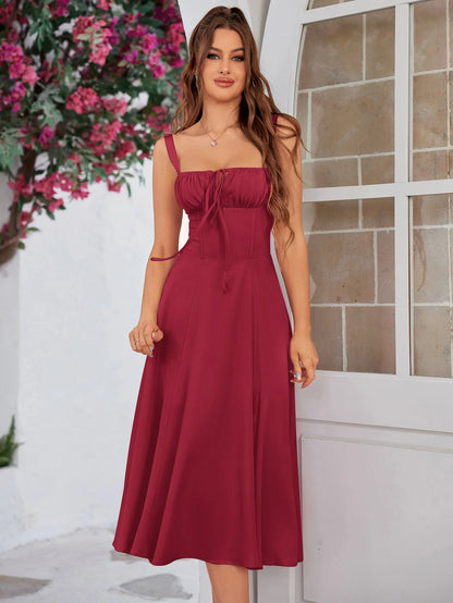 Basic A-Line Dress for Relaxed Vacation Style