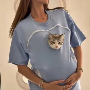 PurrPocket Hoodie – The Ultimate Cat Carrying Sweatshirt