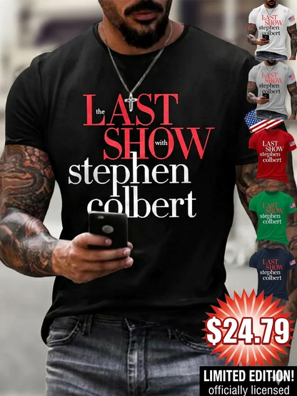 🔥Buy 3 Get 15% Off Men's Retro Last Show Print T-Shirt