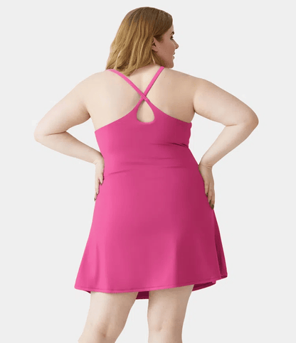 Softlyzero Plush Backless Active Dress-Easy Peezy