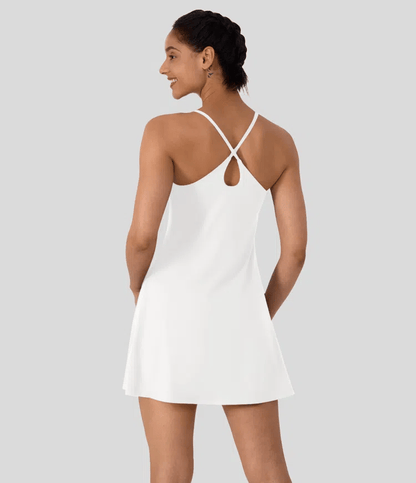 Softlyzero Plush Backless Active Dress-Easy Peezy