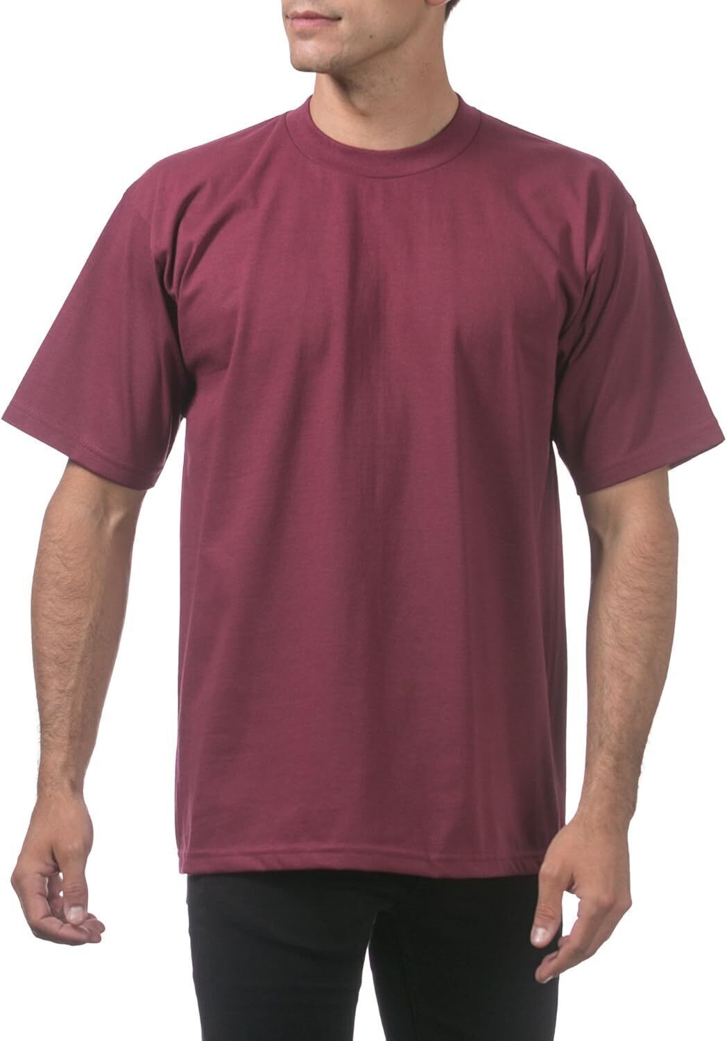 🔥Men's Heavyweight Cotton Short Sleeve Crew Neck T-Shirt
