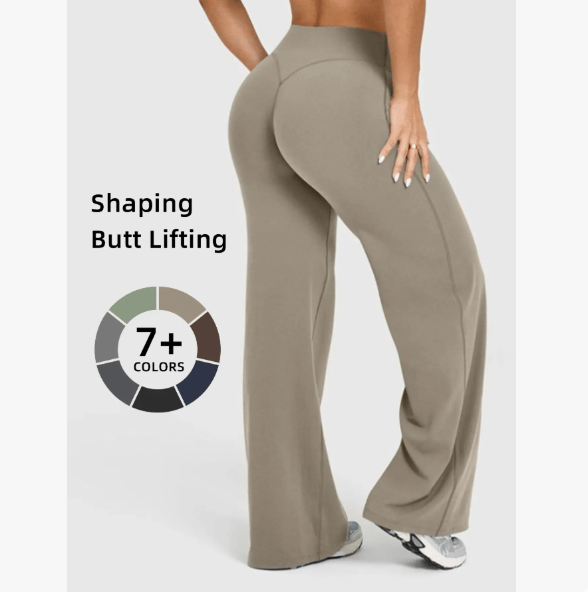 Women's Casual Wide Leg Sport Pants, Casual Sporty Trousers