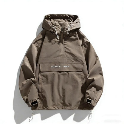 Men's Half Zip Windbreaker Jacket