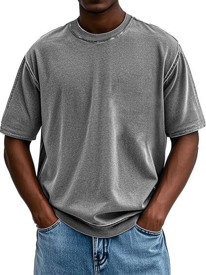 Independence Day Sale⚡10 Packs for $34.99⚡ -Fashion Washed Retro Round Neck Short-sleeved T-shirt(Unisex)