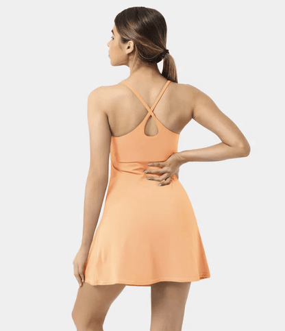 Softlyzero Plush Backless Active Dress-Easy Peezy