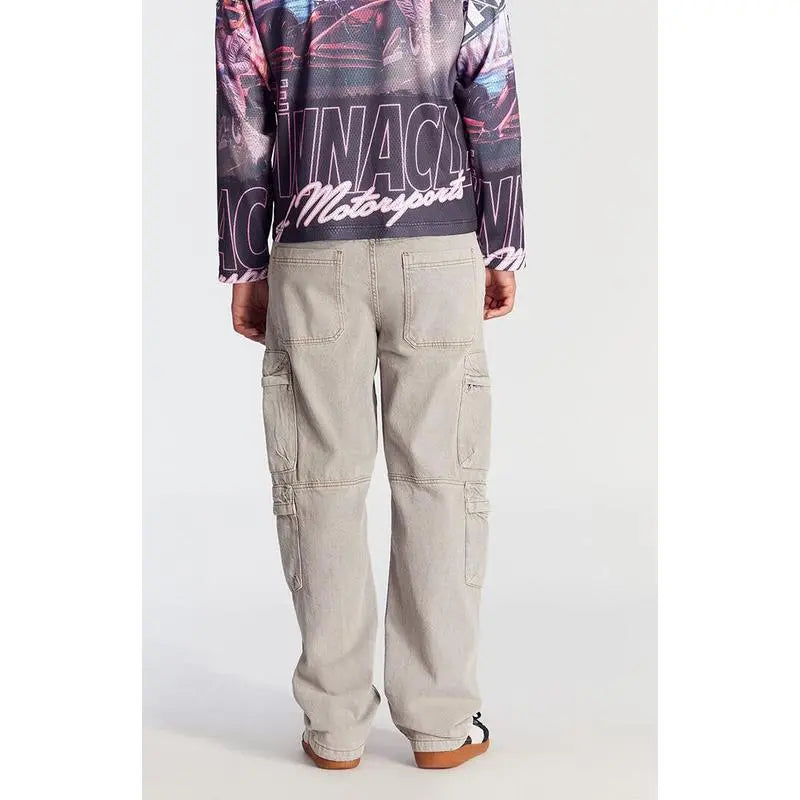 Men's Cotton Baggy Cargo Jeans