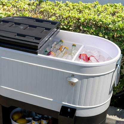 🎉Mobile Wheeled Patio Cooler – Large Outdoor Wheeled Cooler