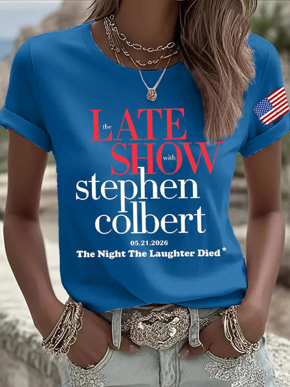 Retro Last Show 05.21.2026 The Night The Laughter Died Print T-Shirt