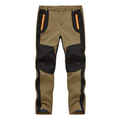 Men's Waterproof Fleece-Lined Softshell Pants