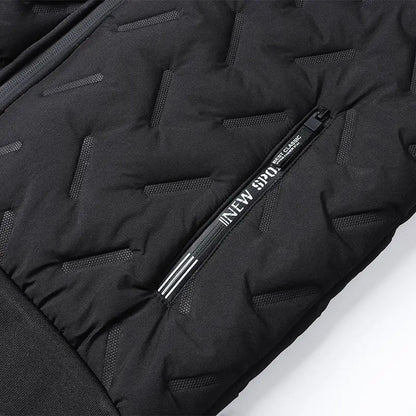 Men's Winter Warm Jacket with Fleece Lining Regular Fit