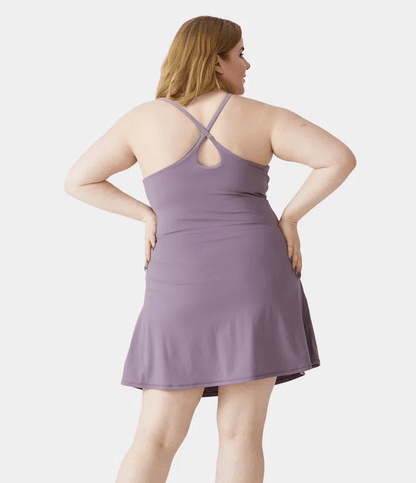 Softlyzero Plush Backless Active Dress-Easy Peezy