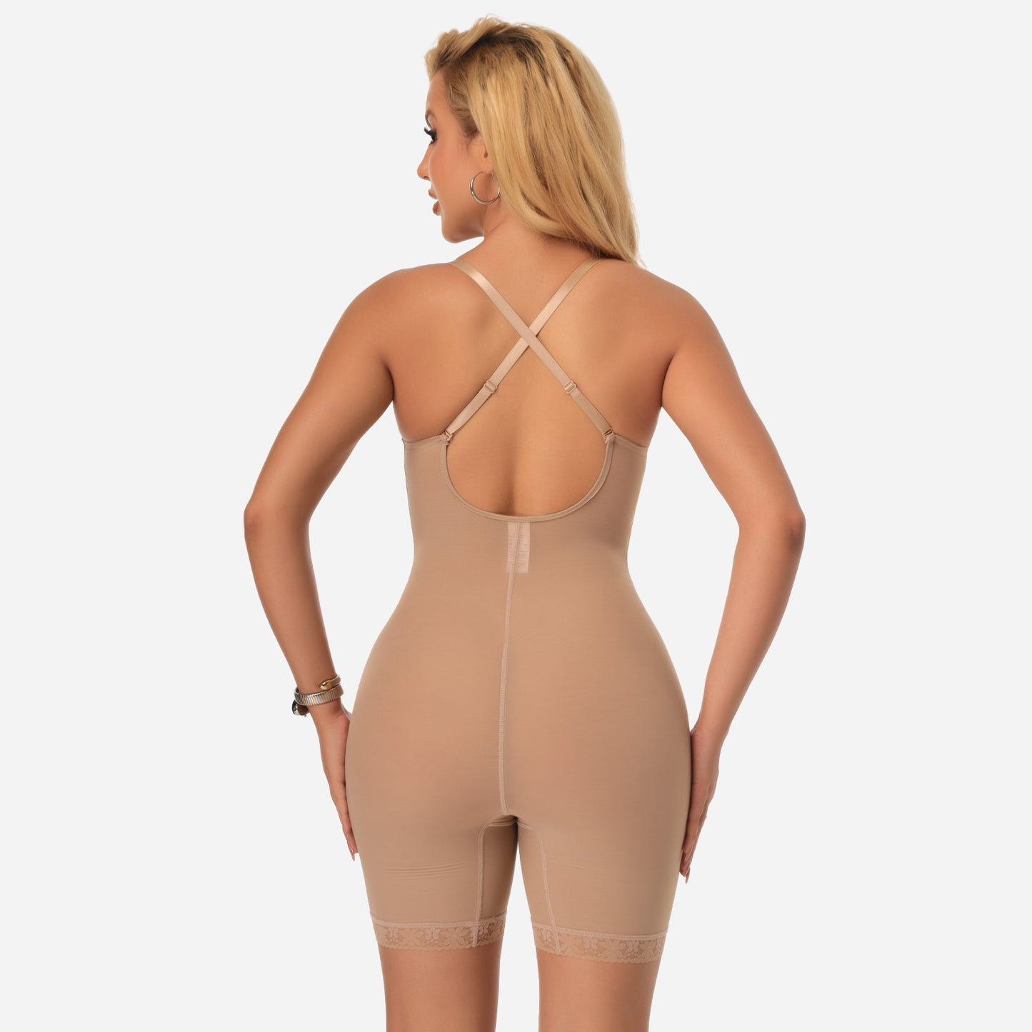 Joyshaper Backless Deep U Plunge Shapewear Strapless Bodysuit