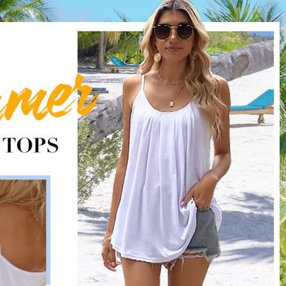 WIHOLL Summer SwimWeek Tank Tops for Women Vacation Outfits 2026 Fashion Trendy Clothes