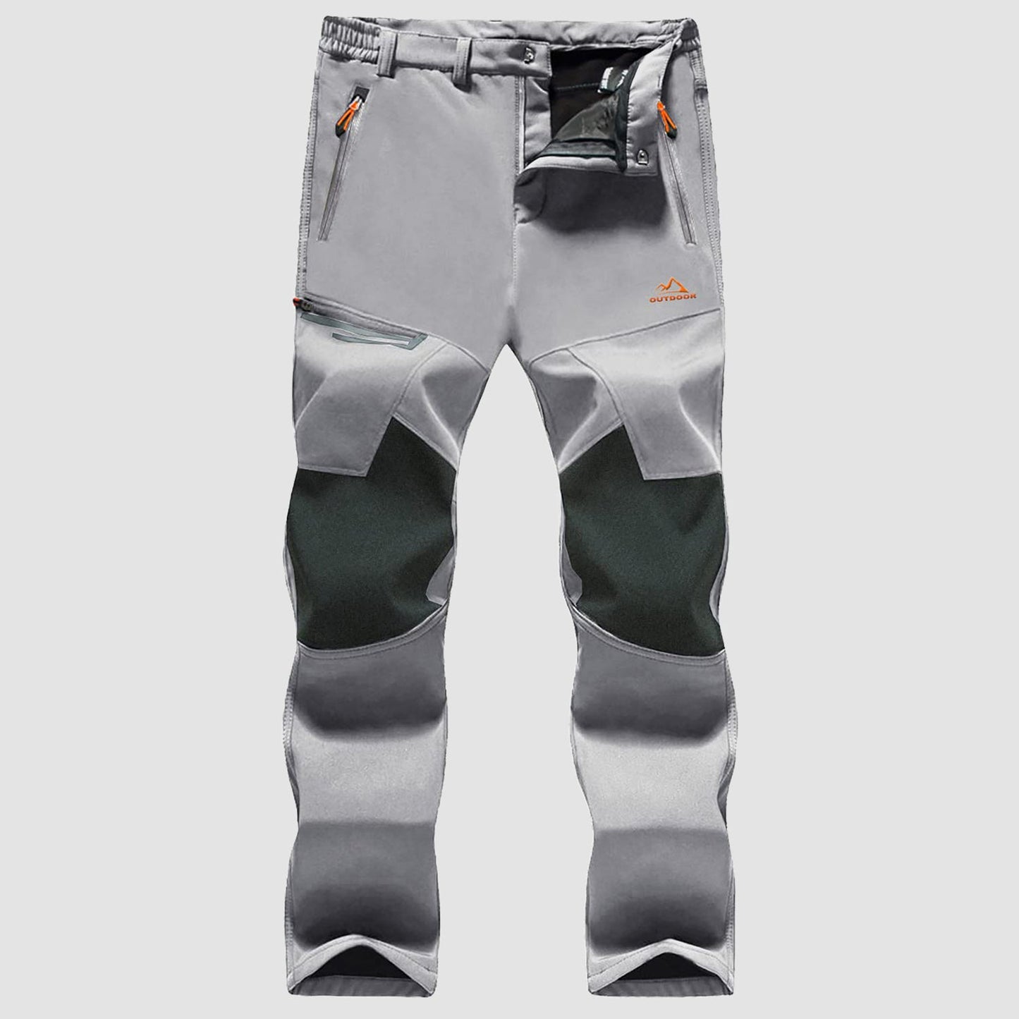Men's Fleece-Lined Winter Ski Pants – Water-Resistant with 4 Zip Pockets
