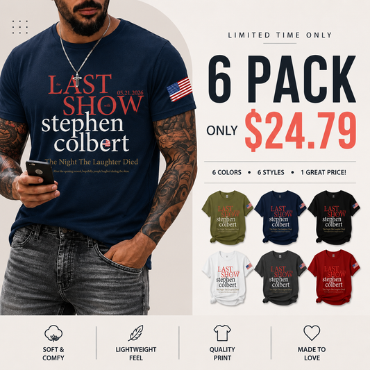 🔥Buy 3 Get 15% Off🔥Men's Retro Last Last Show 05.21.2026 The Night The Laughter Died After The Opening Monol, Hopefully People Laughed During The Show Print T-Shirt