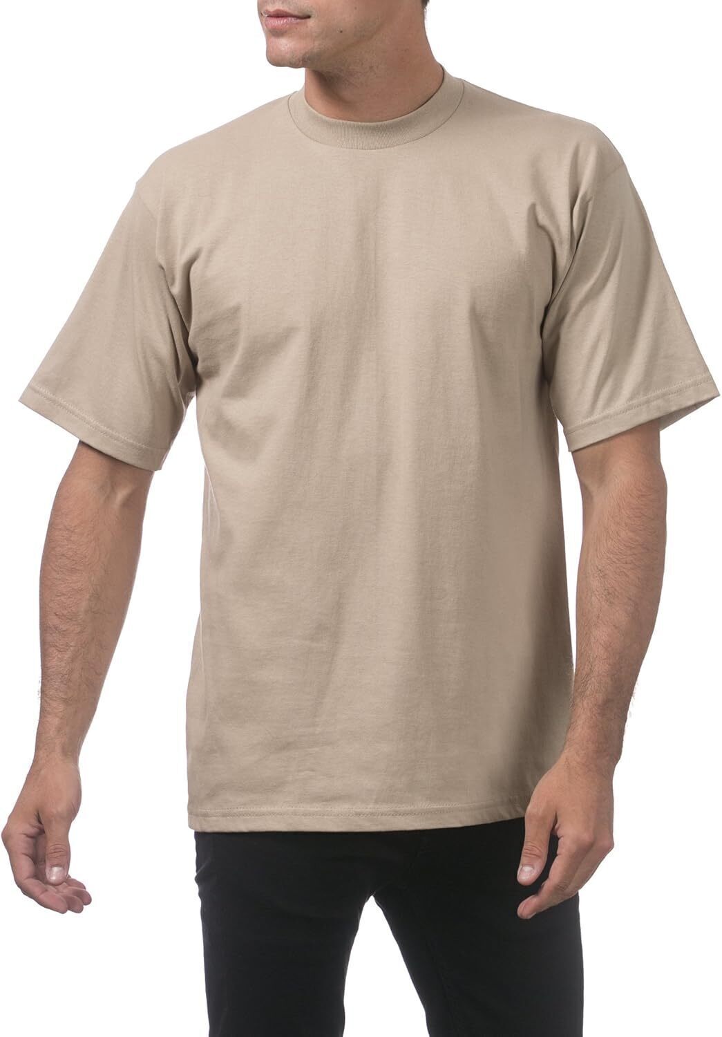 🔥Men's Heavyweight Cotton Short Sleeve Crew Neck T-Shirt