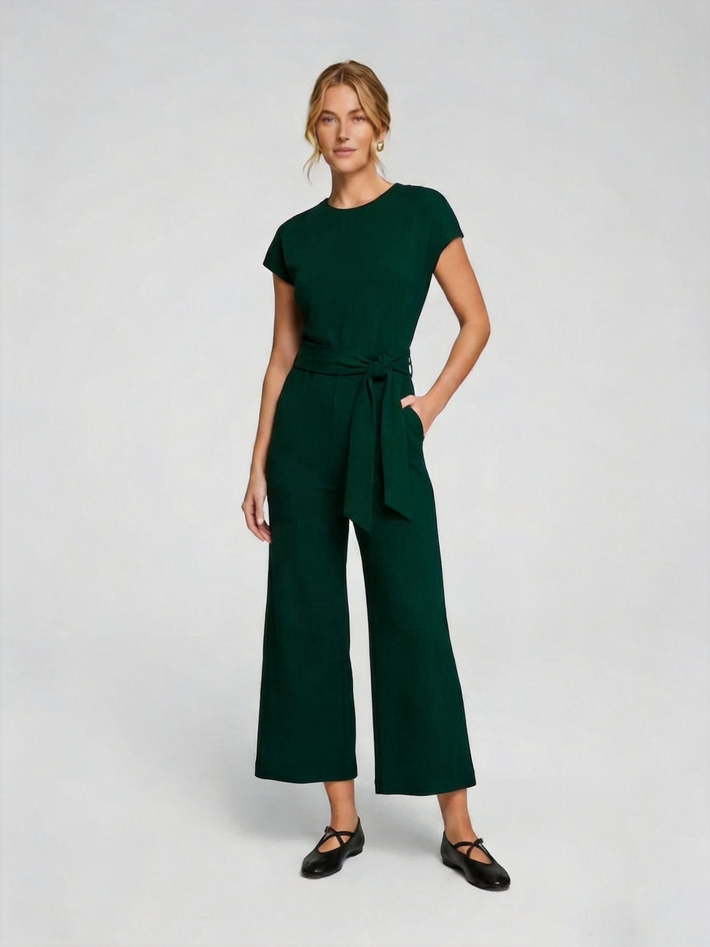 Tie Waist Jumpsuit