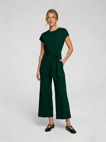 Tie Waist Jumpsuit