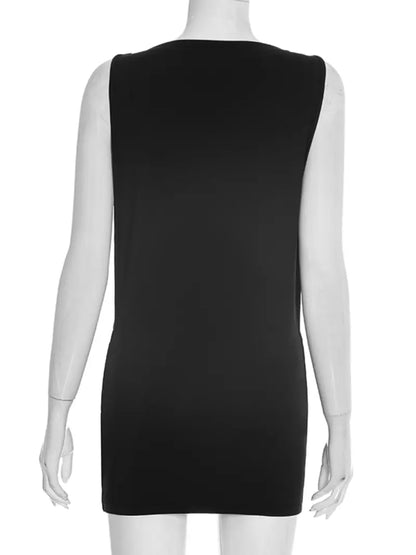 Eyelet Sleeveless Dress