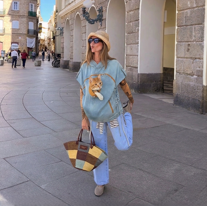 PurrPocket Hoodie – The Ultimate Cat Carrying Sweatshirt