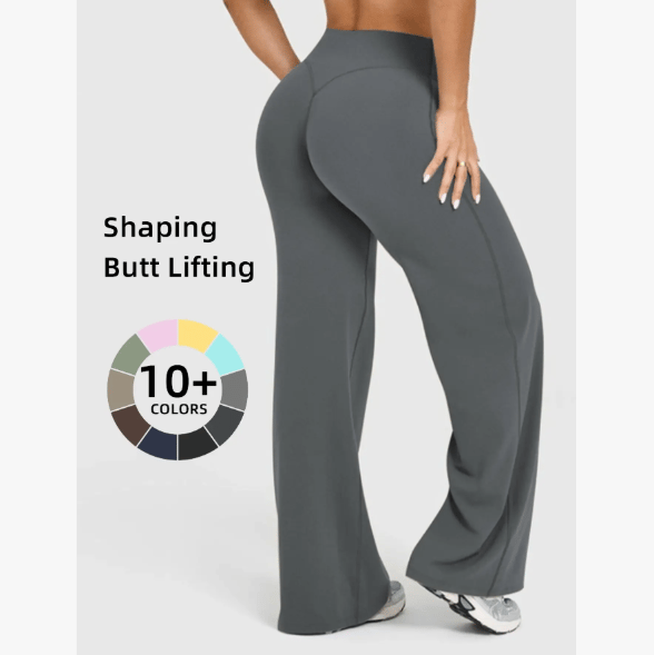 Women's Casual Wide Leg Sport Pants, Casual Sporty Trousers
