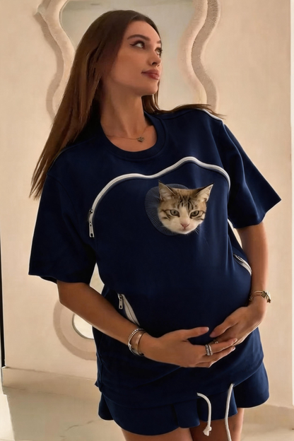 PurrPocket Hoodie – The Ultimate Cat Carrying Sweatshirt