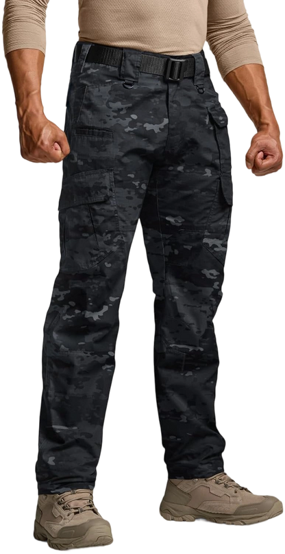 [8-PACK/8-COLOR]Men's Tactical Work Pants 9 Pockets Ripstop