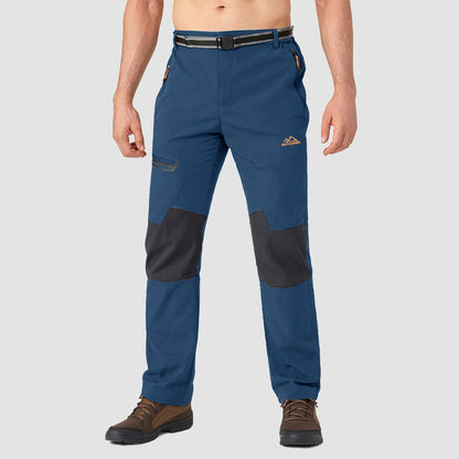 Men's Fleece-Lined Winter Ski Pants – Water-Resistant with 4 Zip Pockets