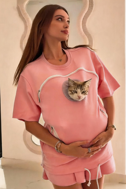 PurrPocket Hoodie – The Ultimate Cat Carrying Sweatshirt