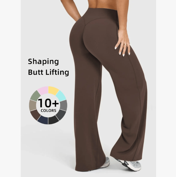 Women's Casual Wide Leg Sport Pants, Casual Sporty Trousers