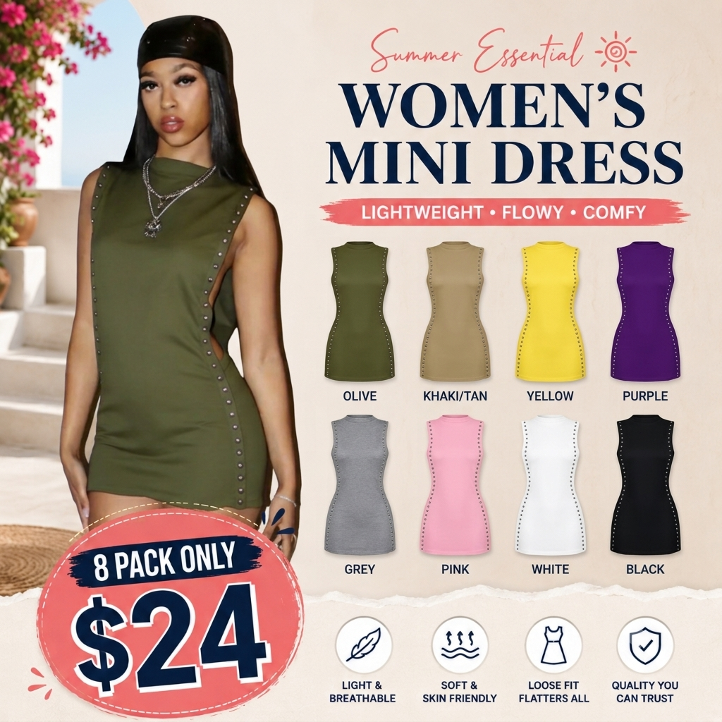 Eyelet Sleeveless Dress