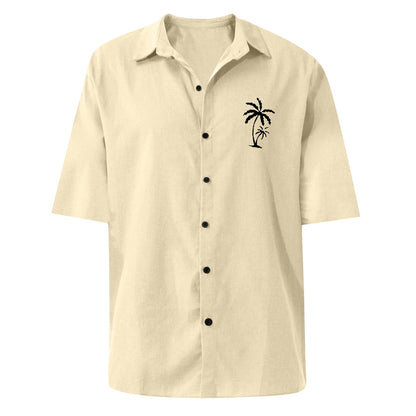 Classic Beach Men Polo Shirt Collar Short Sleeved Work Shirts for Men