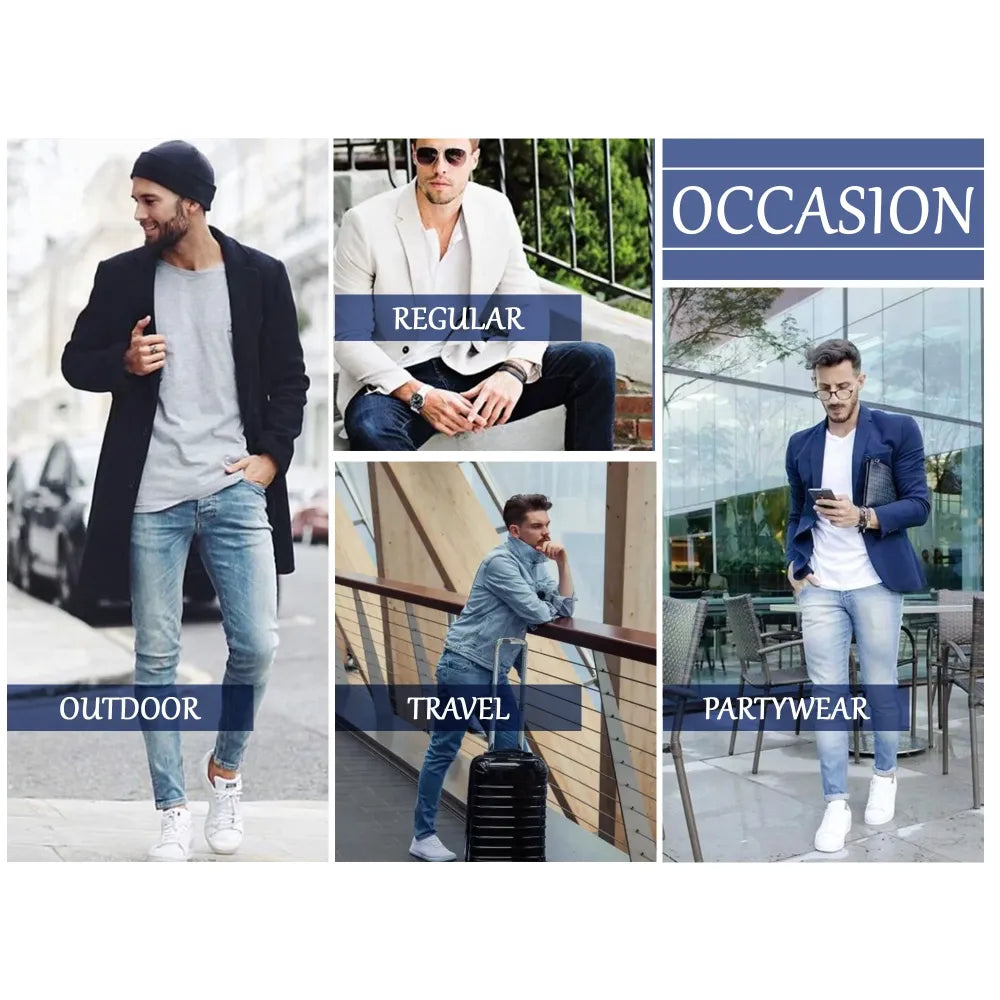 Men's 6-Pack Flex Stretch Slim Straight Jeans