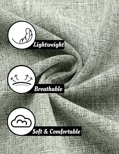 Men's Linen Shirts Short Sleeve Casual Shirts Button Down Shirt for Men Beach Summer Wedding Shirt