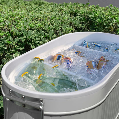 🎉Mobile Wheeled Patio Cooler – Large Outdoor Wheeled Cooler