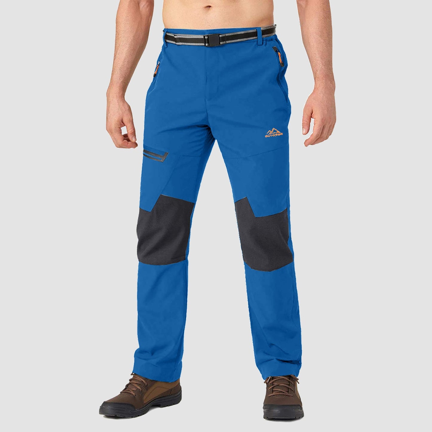 Men's Fleece-Lined Winter Ski Pants – Water-Resistant with 4 Zip Pockets