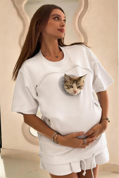 PurrPocket Hoodie – The Ultimate Cat Carrying Sweatshirt