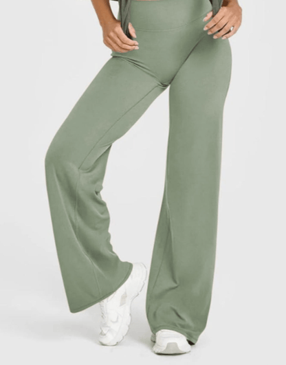 Women's Casual Wide Leg Sport Pants, Casual Sporty Trousers