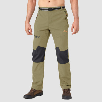 Men's Fleece-Lined Winter Ski Pants – Water-Resistant with 4 Zip Pockets