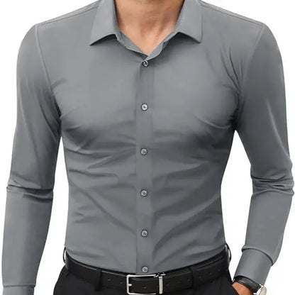 Men’s Long-Sleeve Stretch Shirt