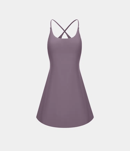 Softlyzero Plush Backless Active Dress-Easy Peezy