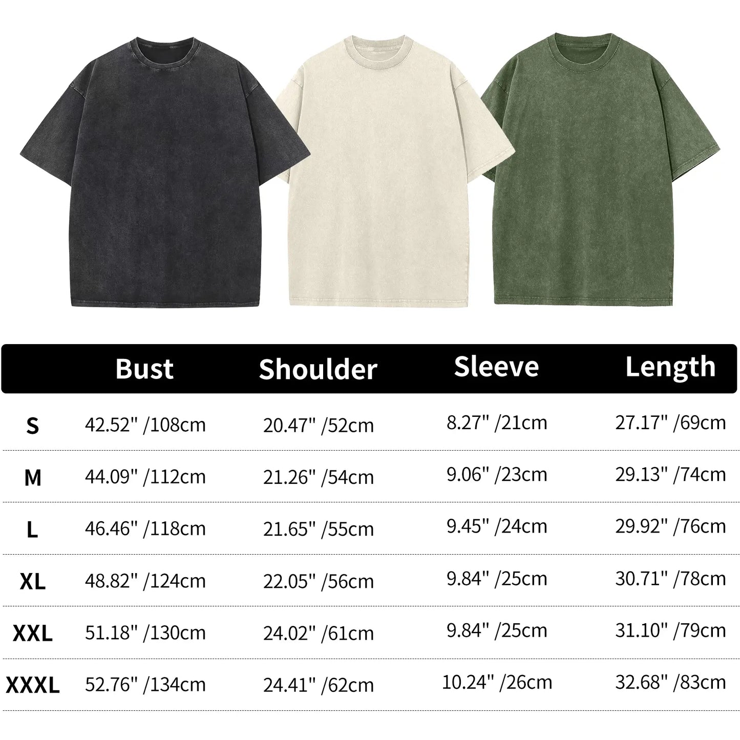 Oversized T Shirts Acid Wash Cotton Crew Neck Half Short Sleeve Summer Unisex Tees Casual Loose Fit Solid Streetwear Comfortable Tops Basic Womenswear Plain Tshirt