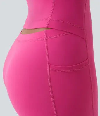 Women’s Active Dress – Cloud-Soft Breathable Tennis Dress with Pockets, Easy-On Backless Design for Yoga, Golf, and Daily Wear