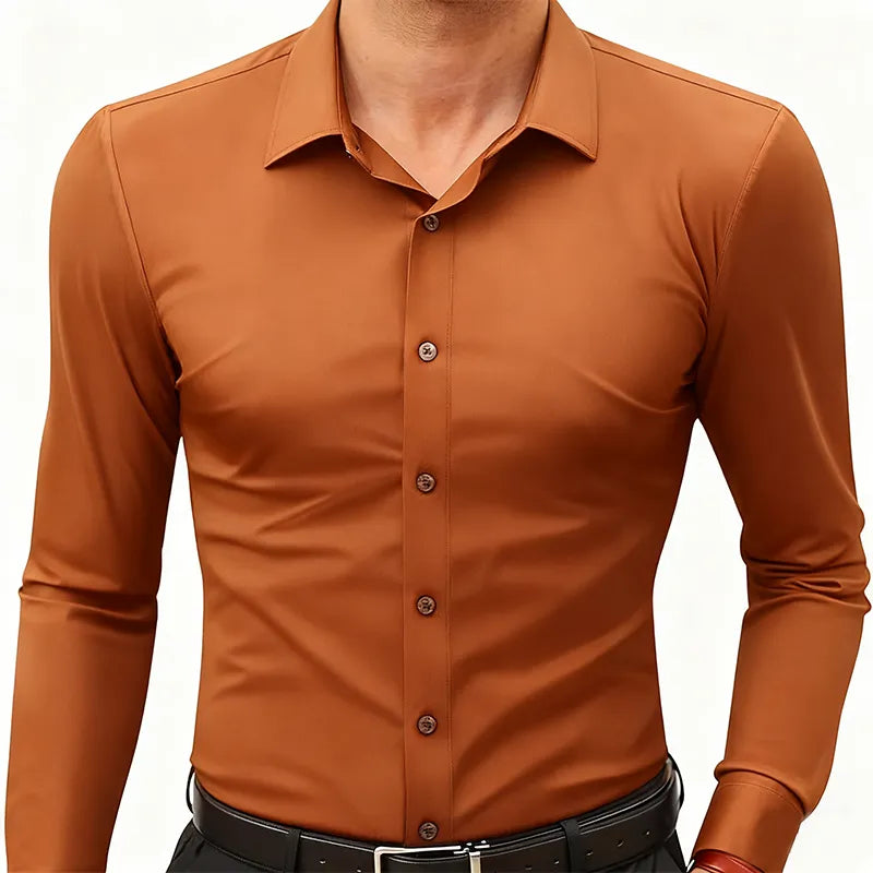 Men’s Long-Sleeve Stretch Shirt